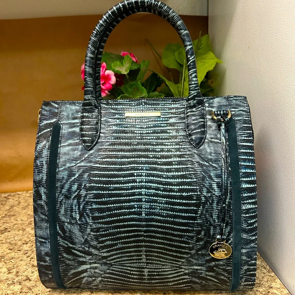 Brahmin Slate Willow Caroline